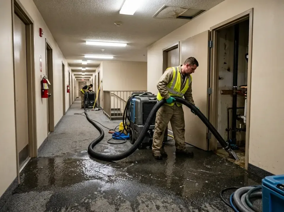 multi-unit-apartment-hallway-f-005 — frequently asked questions, Emergency Burst Pipe Water Extraction & Removal in West St.…